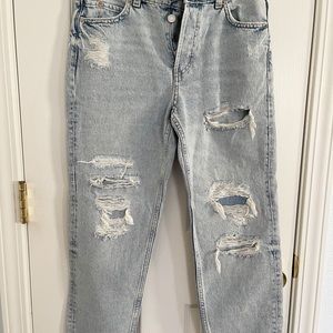 NWOT ❤️H&M &Denim Boyfriend low waist Women